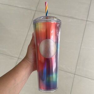 Rare Rainbow Iridescent Starbucks Tumbler